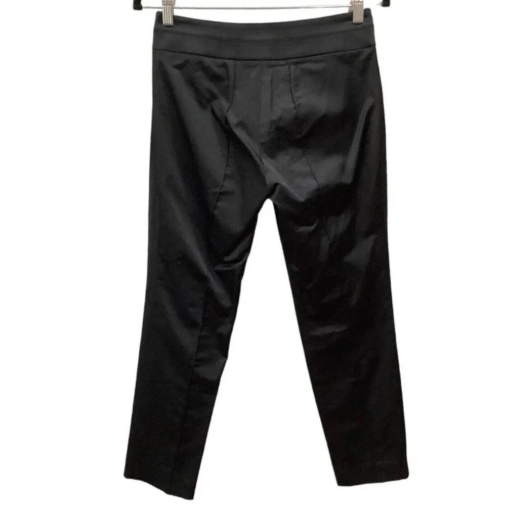 Bebe Womens Black Cropped Dress Pants size 2 Evening Party Dressy EUC - Picture 2 of 5